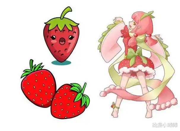 画师|水果被画师"拟人化"成小萌妹,柠檬像魔法少女,苹果神似小红帽
