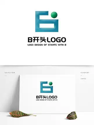 i>b /i> i>字 /i>开头企业通用标识logo i>设 /i> i>计 /i>素材元素