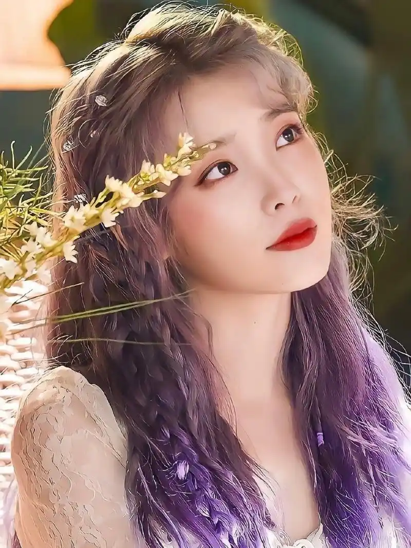 今日份全屏超清紫色系iu李知恩壁纸90 图源:微博tea—krisy 太爱了