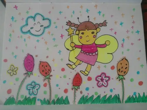 陪小朋友画画.画画水平有限