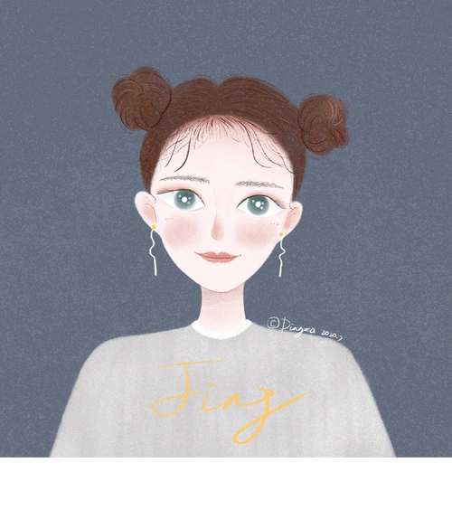 丸子头小姐姐头像