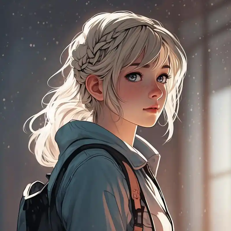 96 侧面漫画风微信头像 90