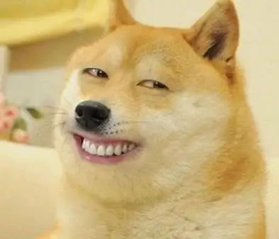 找一个柴犬表情包,露齿笑,贱贱的那种(已解决)