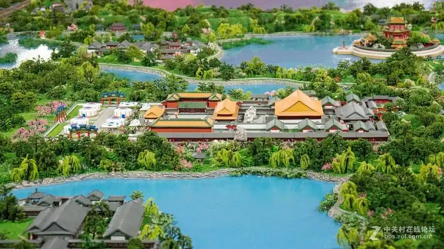 圆明园之五原景最新沙盘模型