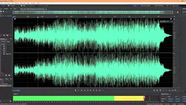 音频波形图及频谱图