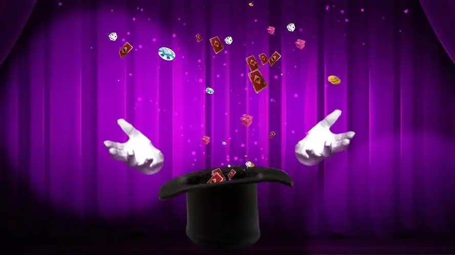 4k舞台魔术表演演出背景视频光效魔术舞台背景