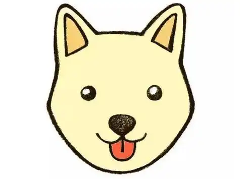 小狗可爱头部简笔画的画法千千简笔画狗头如何画 - 简笔画 - 懂得卡通