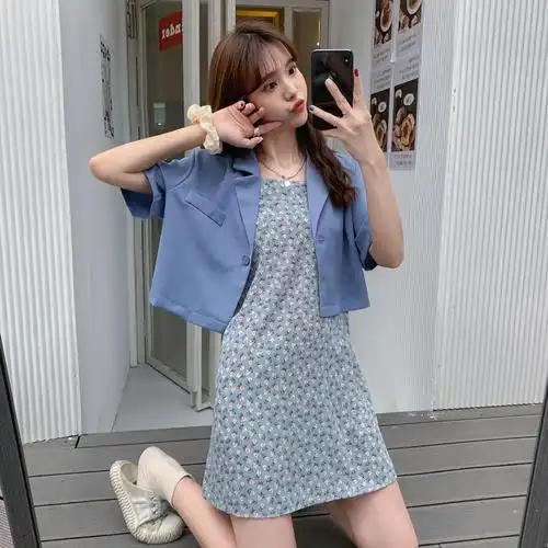 西装外套防晒衣女夏季薄款2021新款小个子搭配裙子短款外搭开衫