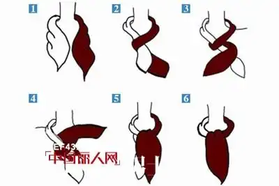 男士领巾系法图解 男士领巾怎么打