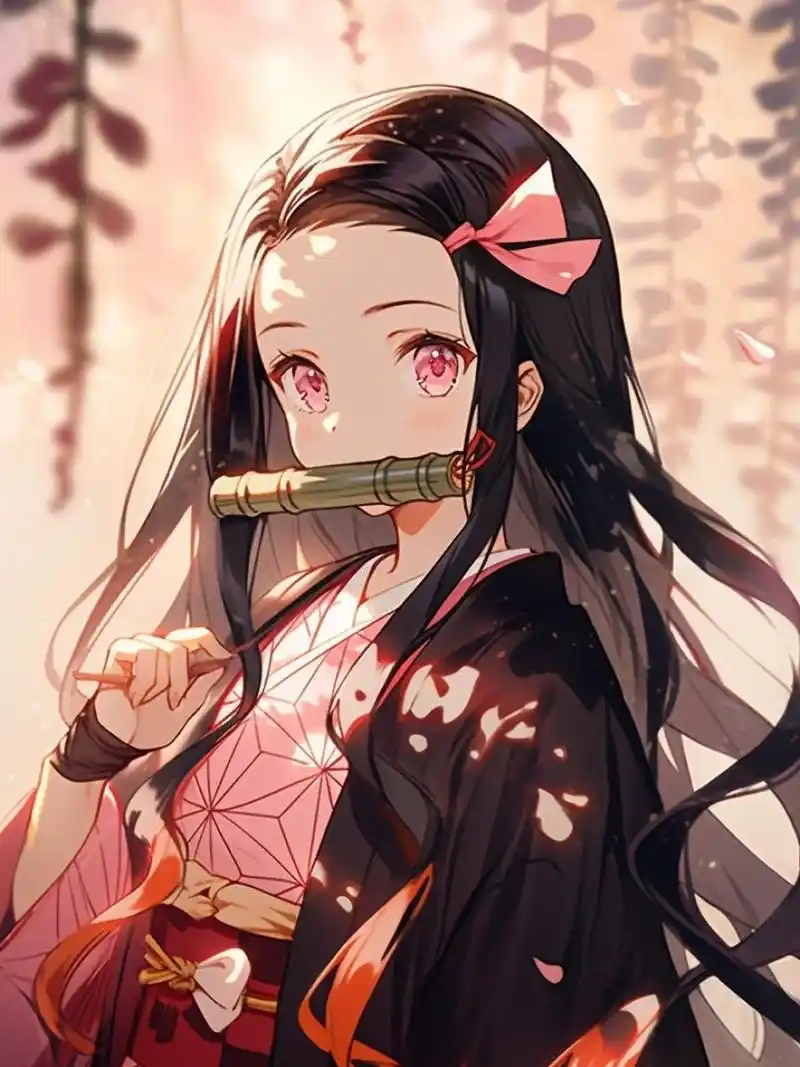 【鬼灭之刃】灶门祢豆子丨精美壁纸(上) 常态 祢豆子变为鬼后最基础的