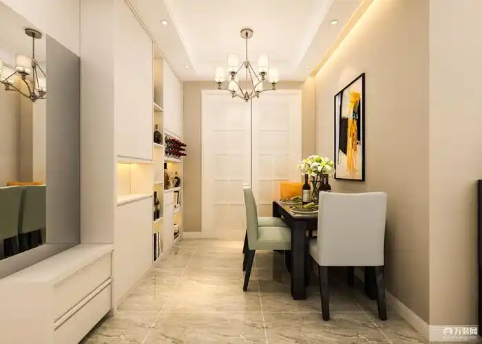 太原绿地世纪城128㎡现代简约风格_万装网装修效果图