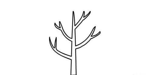 简单又好看大树简笔画图片大全 树干多枝大树简笔画怎么画