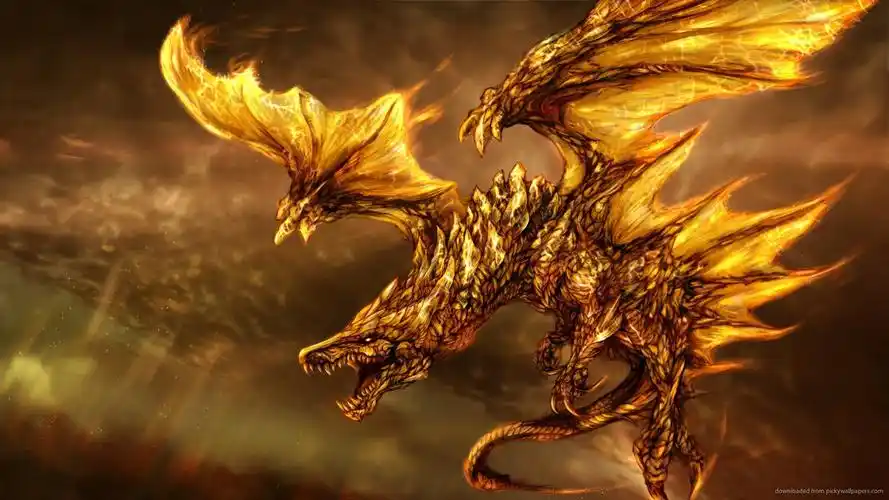 炫酷神龙高清电脑壁纸神龙幻想神龙摆尾