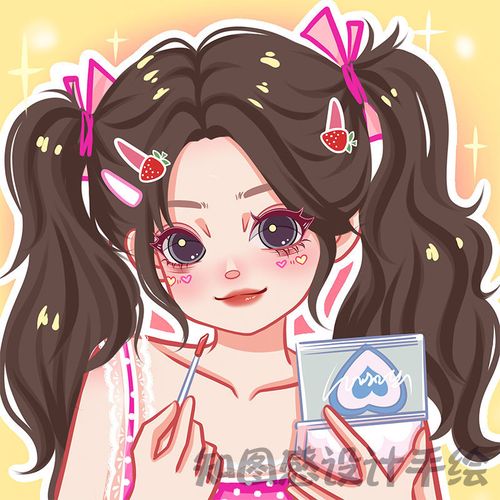 q版鸭风手绘头像定制照片转漫画人像情侣结婚喜庆卡通画头像定制