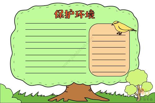 保护环境手抄报教程