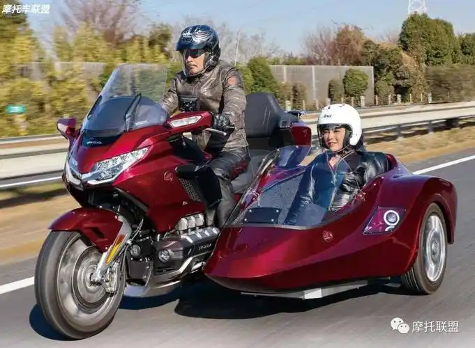 三人座豪华休旅!本田 goldwing theta 手工订制专用边三轮