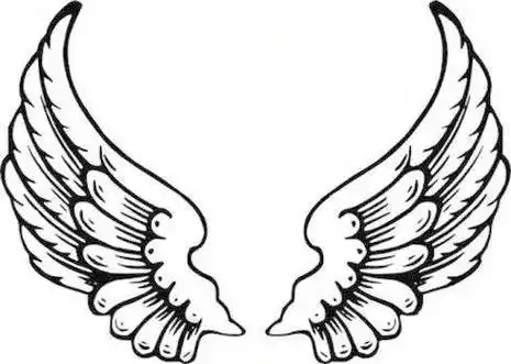 0x349卡通天使翅膀简笔画q版天使翅膀简笔画喜欢的朋友可以来学看看