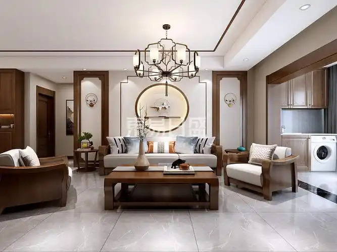 新城吾悦首府 130平米 新中式风格 装修设计效果图