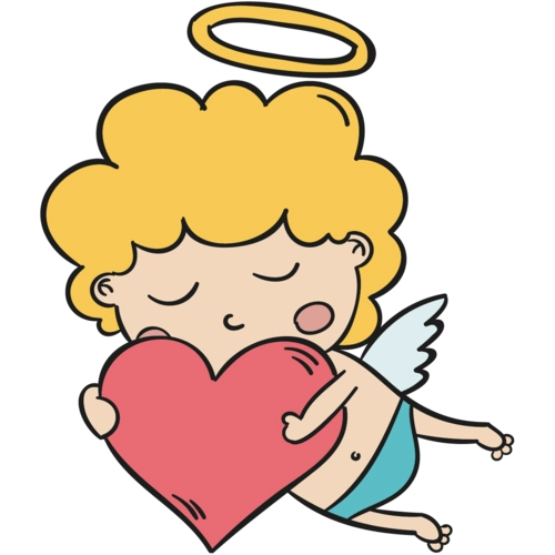 卡通可爱小天使