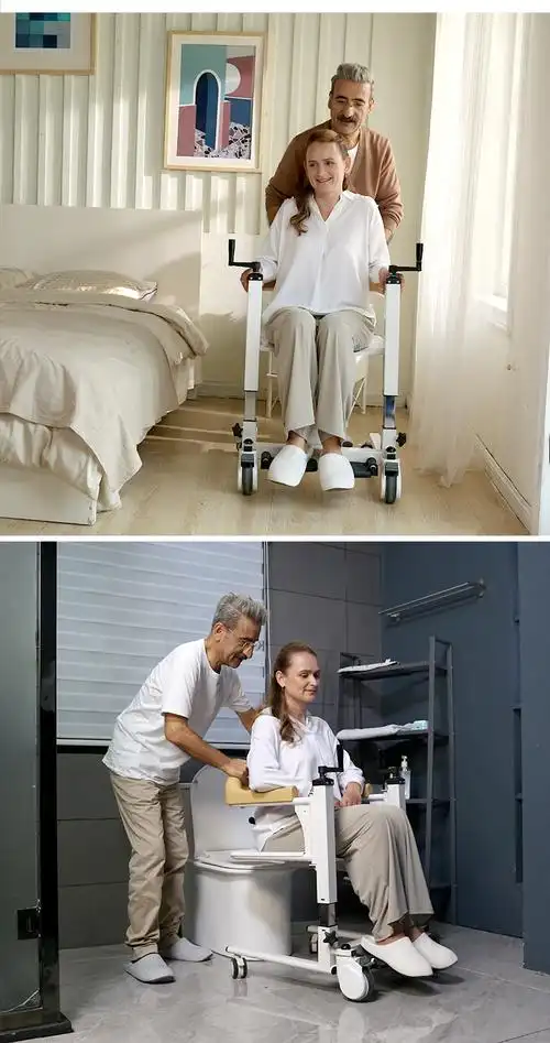 老人移位机护理多功能可升降残疾人电动移位神器瘫痪转位器坐便椅 多