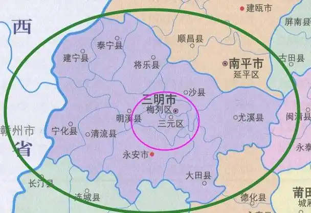 福建省面积第二大的地级市,下面1个县闻名全国|地级市|福建省|三明市