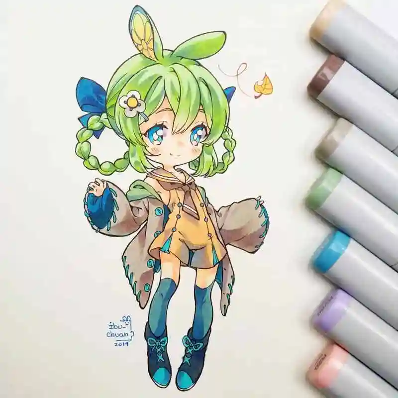 商品专题_可爱人物新手期建议大家画一些q版人物,q版动漫人物的线条