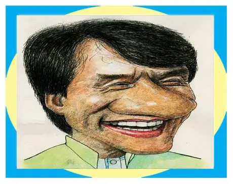 成龙---仪海斌肖像漫画