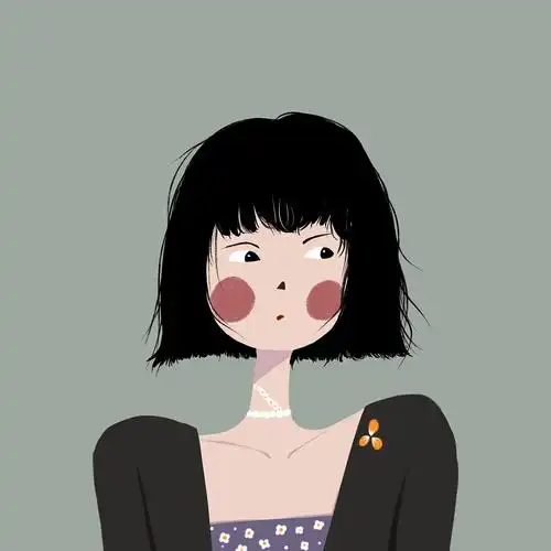 简约风头像插画