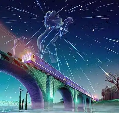 狮子座的流星雨照片来一张 连接也可以