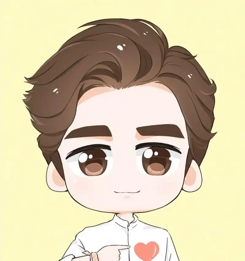 6位男星卡通版图片,你能1秒认出杨洋吗?第5个很难!