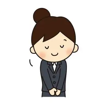 鞠躬的商务人士