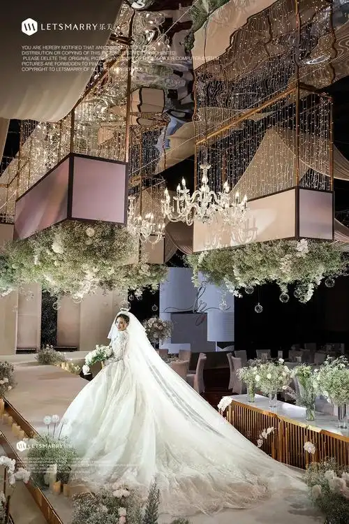 写在星星里的情话一场高级感十足的韩式婚礼