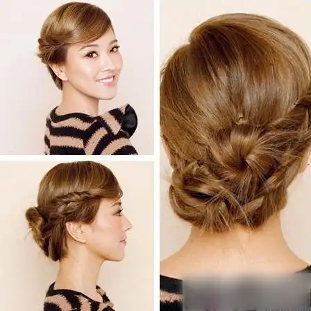 盘点韩式盘发发型扎法步骤 小清新盘发就这么简单