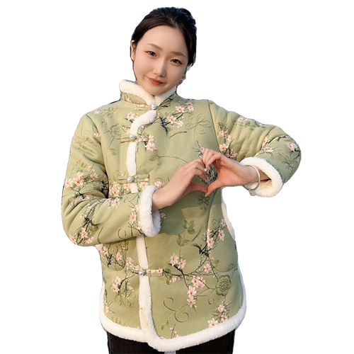 棉衣闺蜜装新款花棉袄女冬季东北大棉袄碎花小花袄国风年轻人穿