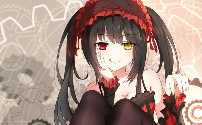 时崎狂三是轻小说《约会大作战》及其衍生作品中的登场角色,是士道所