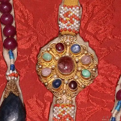 清代老珍珠朝珠一盘