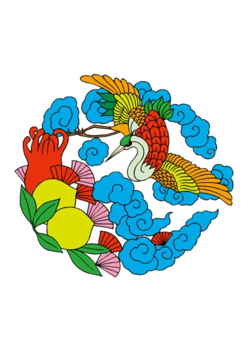 卡通中国_卡通中国吉祥刺青图案元素png素材-90设计