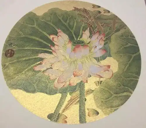 丁建国工笔荷花网络班招生啦