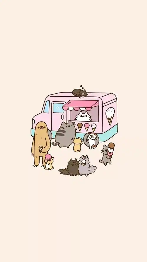 超萌的背景图片卡通版(叮咚 可爱卡通聊天背景图)