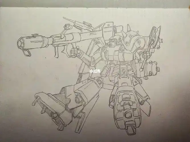 emmm简笔画精神力扎古