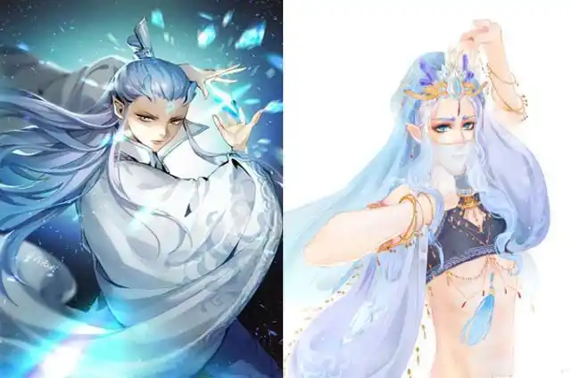 哪吒魔童降世哪吒和敖丙变成女性敖丙绝世佳人哪吒秒变大妈