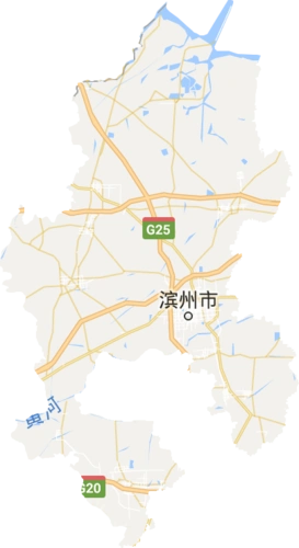 滨州市电子地图