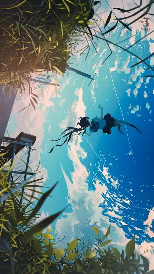 炫丽风景动漫插画手机壁纸