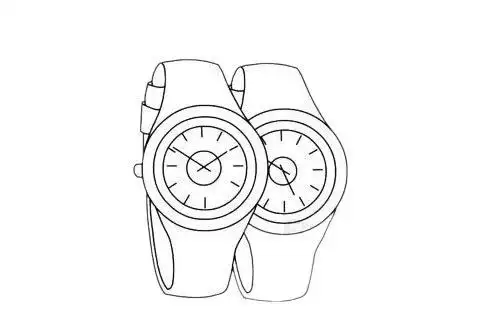 运动手表简笔画步骤教程及图片大全