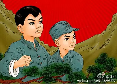 机灵的两个小八路