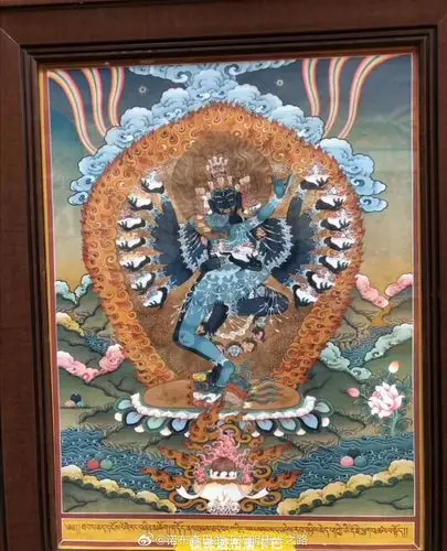 藏传佛教五大金刚唐卡