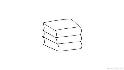 摊开书本简笔画怎么画摊开书本简笔画好看书本简笔画立体好看教程图片