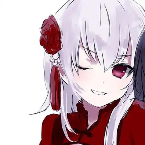 闺密头像二次元动漫红