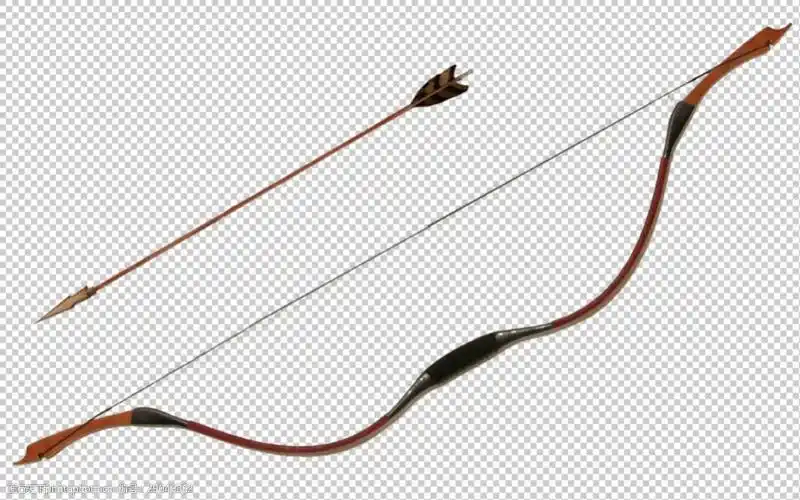 弓箭图片免抠png透明图层素材