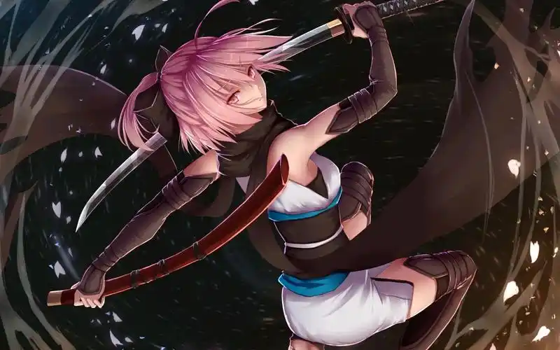 (fgo冲田总司,泳装冲田)一步越音!二步无间!三步绝刀!无明三段突!